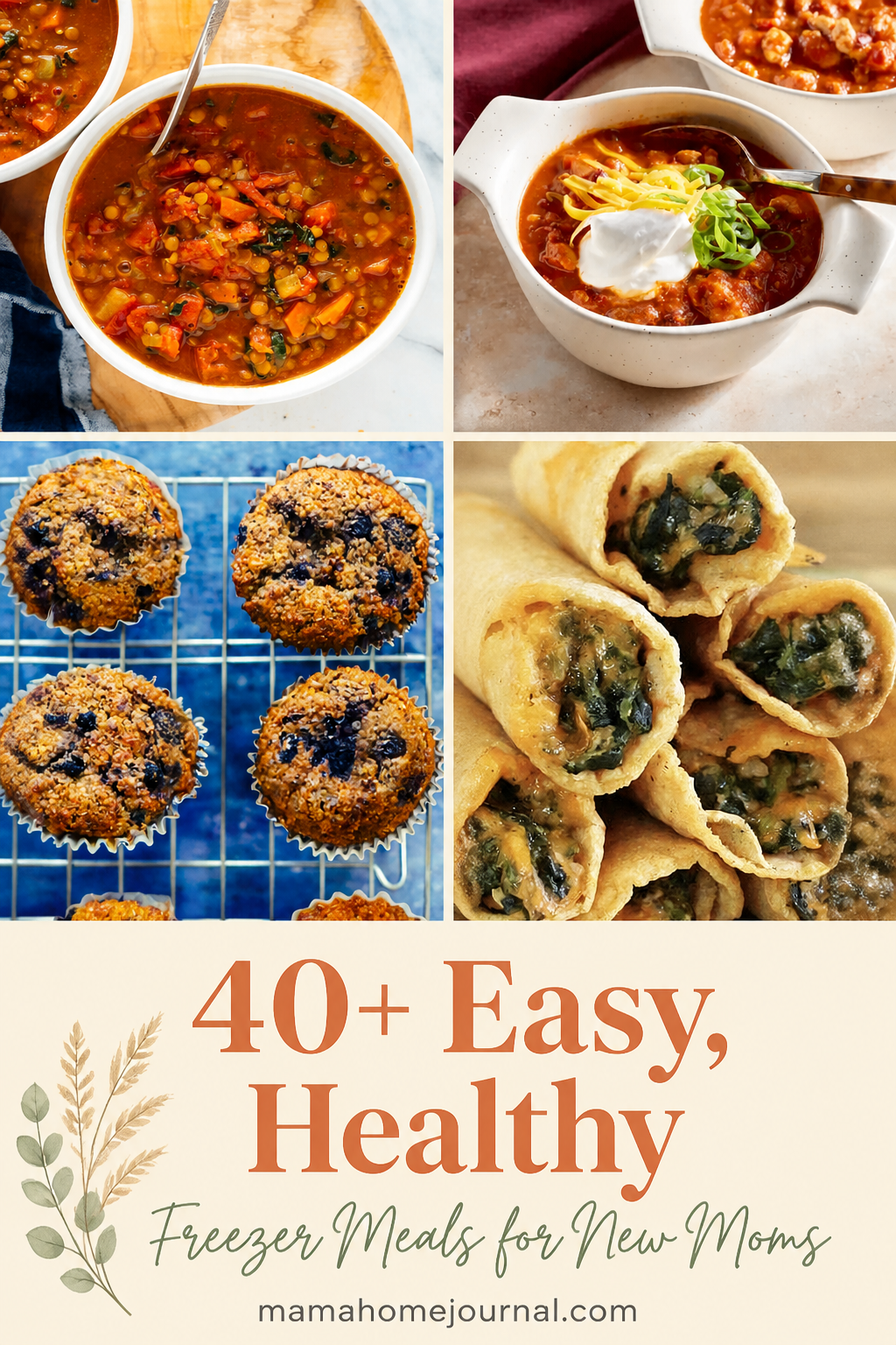 40+ Easy Freezer Meals for New Moms