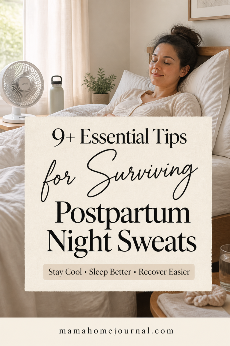 Ways to Survive Postpartum Night Sweats