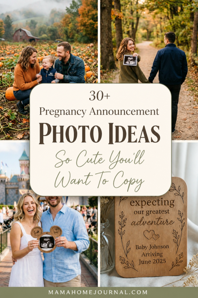 Adorable Pregnancy Announcement Photo Ideas for First Baby or Siblings