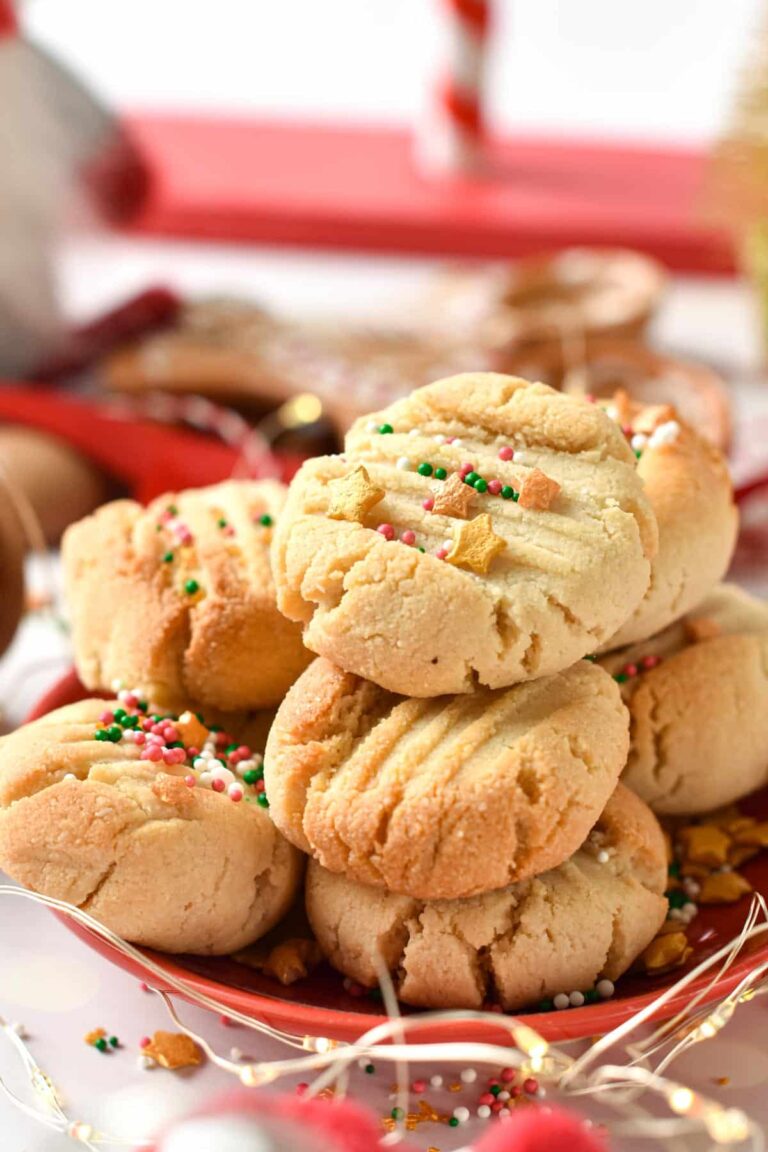 Almond Flour Shortbread Cookies
