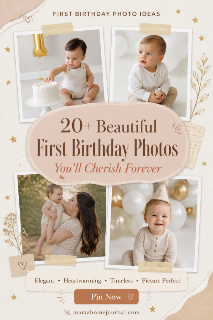 Beautiful First Birthday Photo Ideas