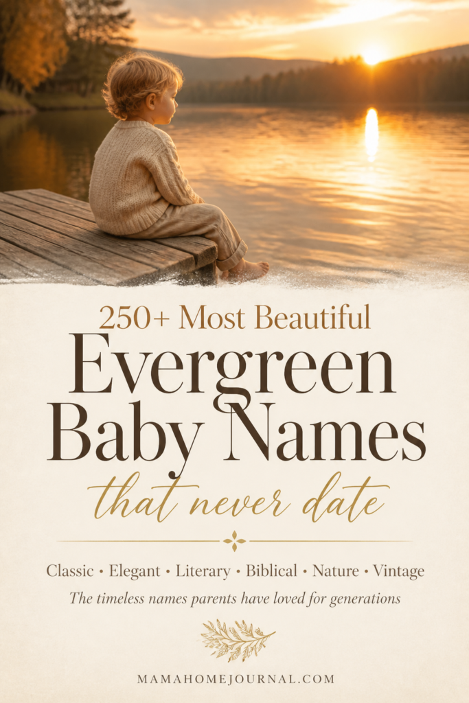 Best Evergreen Baby Names for Boys & Girls (2026 Ultimate List)