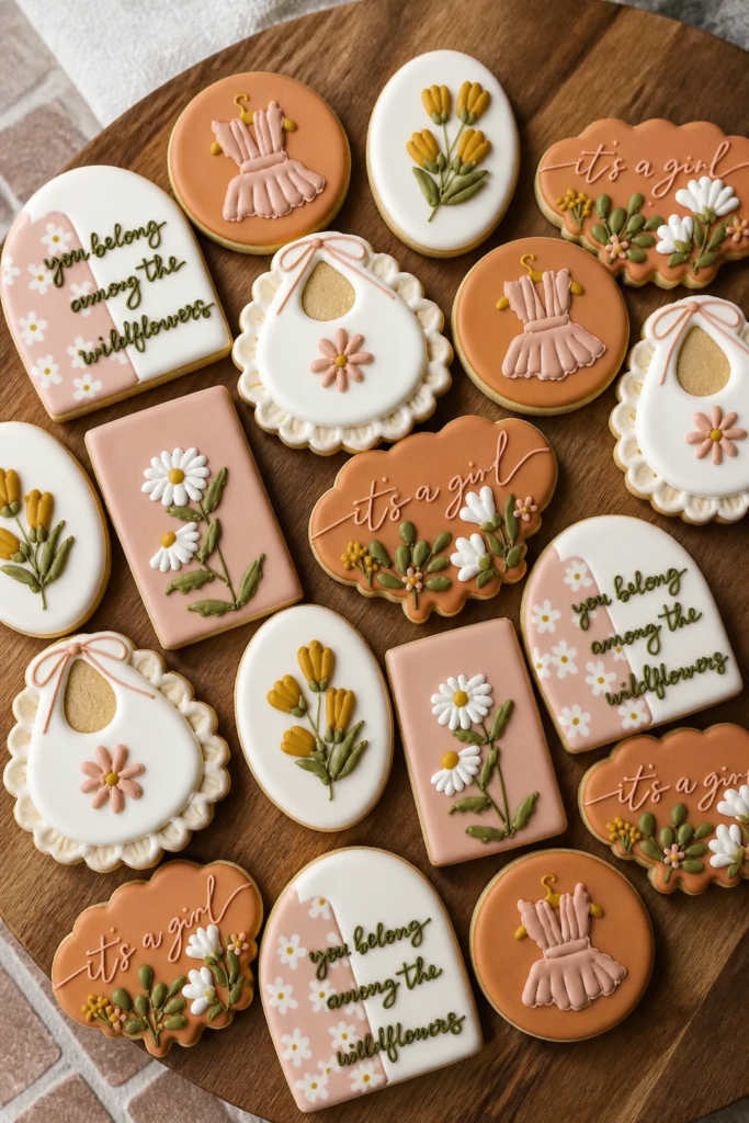 Boho-Inspired Floral Cookies