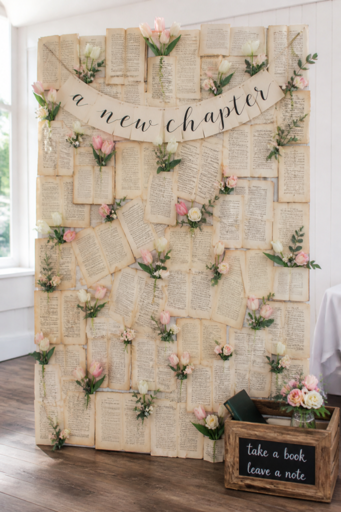 Book Page Backdrop