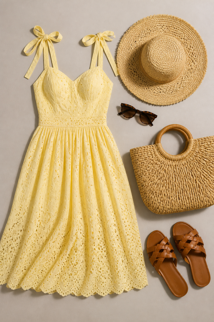 Butter Yellow Sundress