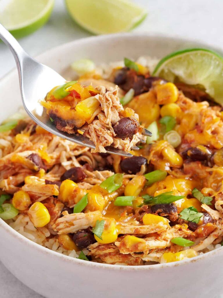 Chicken Taco Rice Bowl