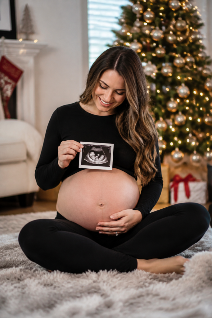 Christmas Baby Bump Captions