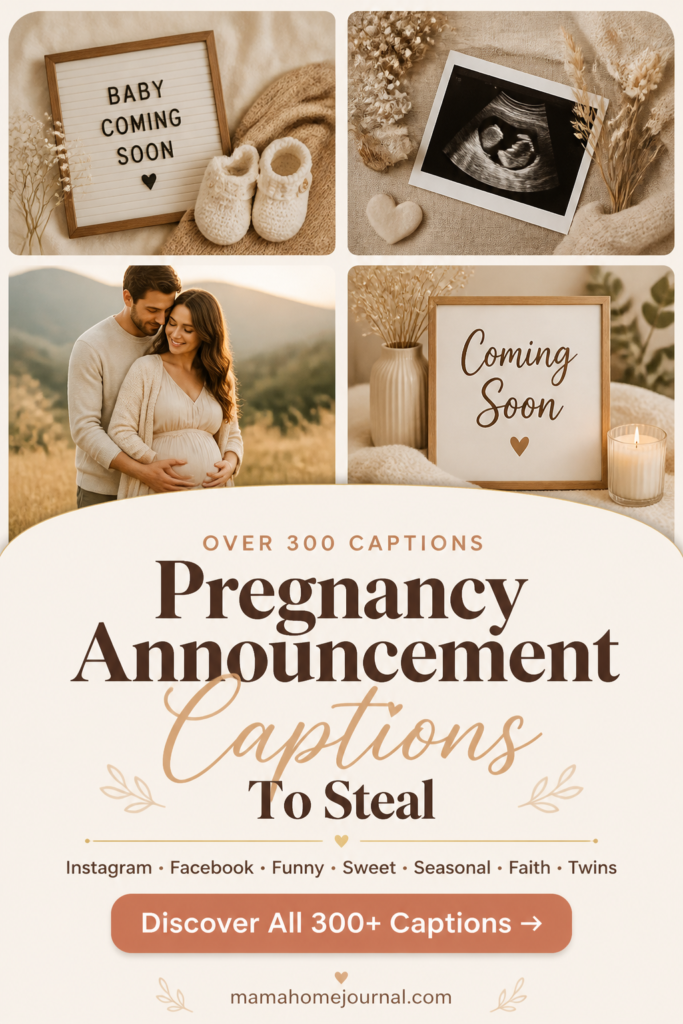 Cute Pregnancy Announcement Captions for Your Baby Reveal
