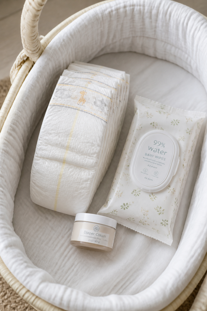 Diapers, Wipes, and Diaper Cream