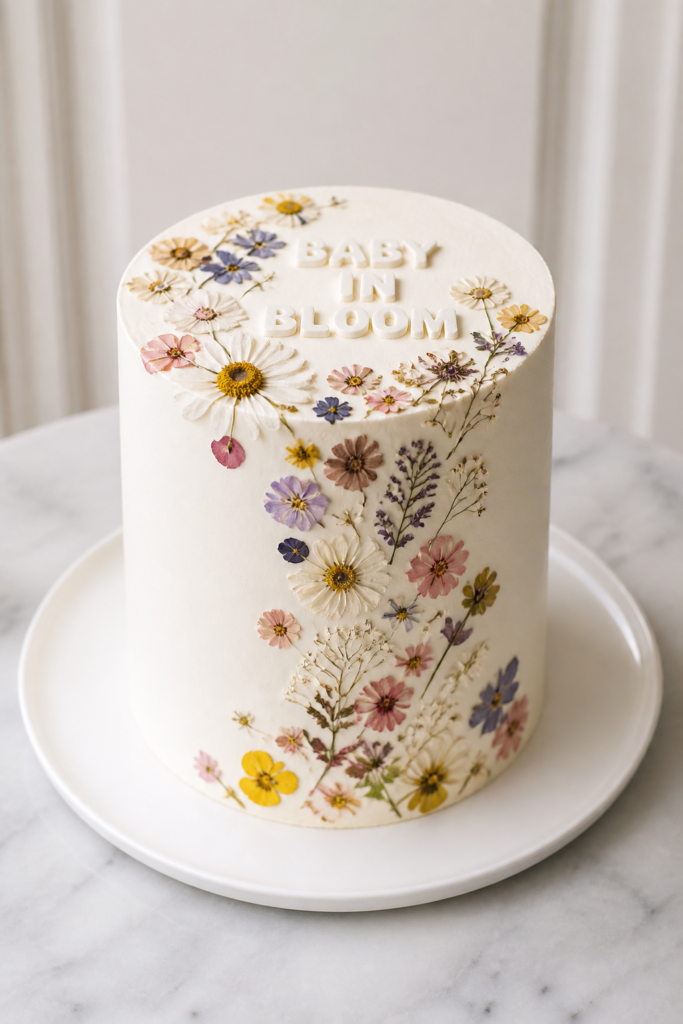 Dried Flower Cake