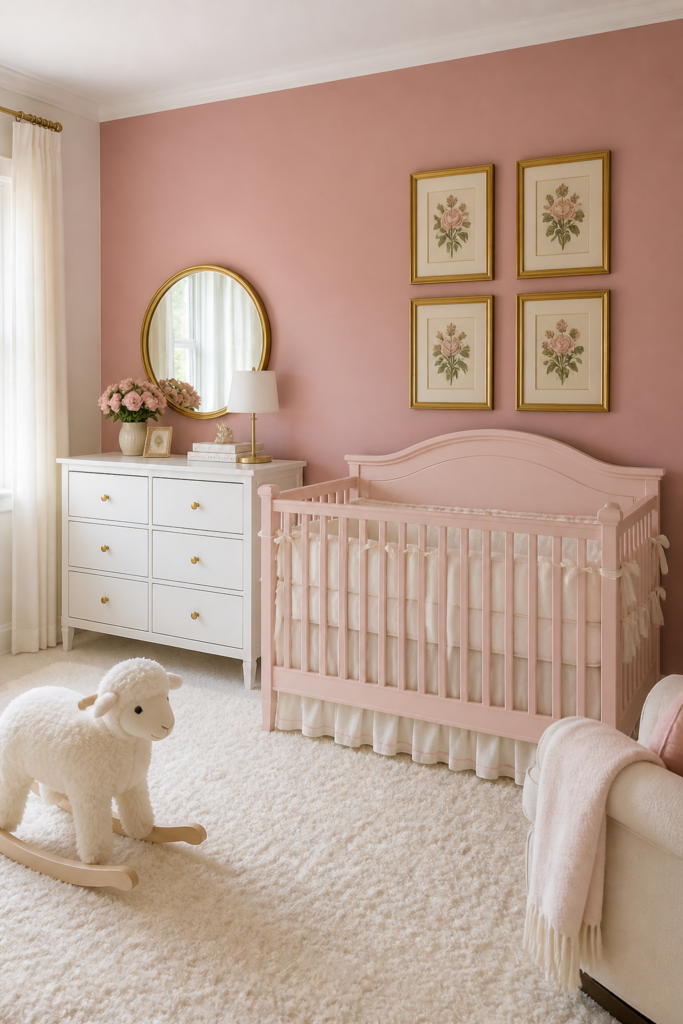 Dusty Pink Accent Wall