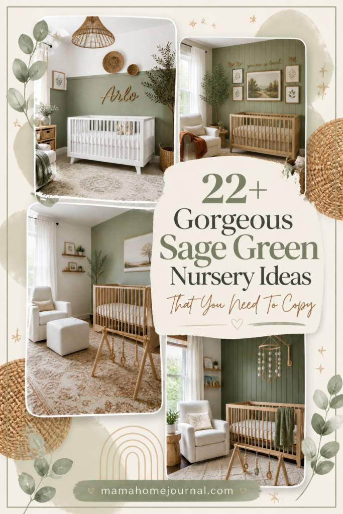 Earthy Sage Green Nursery Ideas