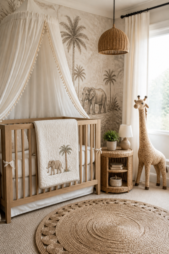 Earthy and Organic Safari Nursery