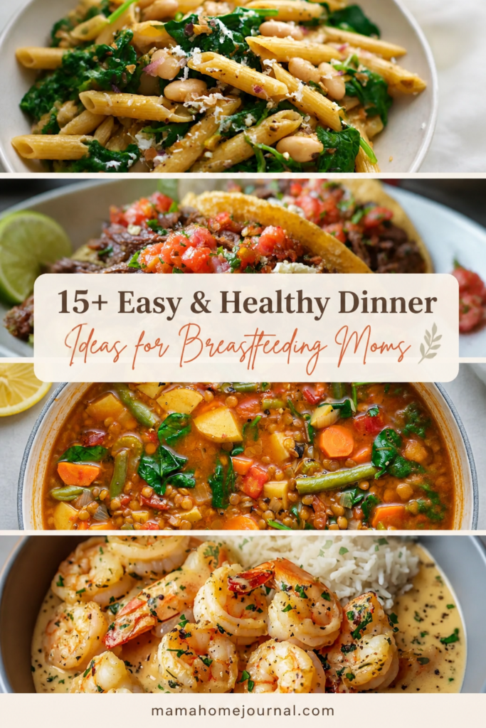 Dinner Ideas for Breastfeeding Moms