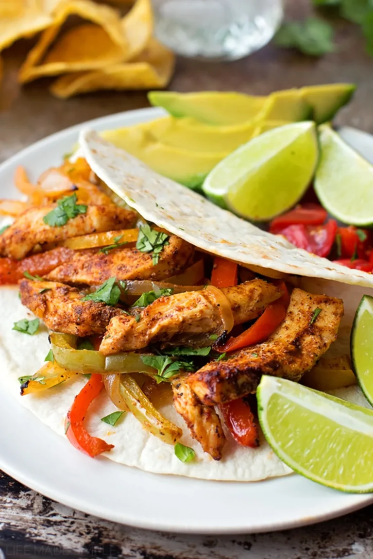 Easy Sheet Pan Chicken Fajitas