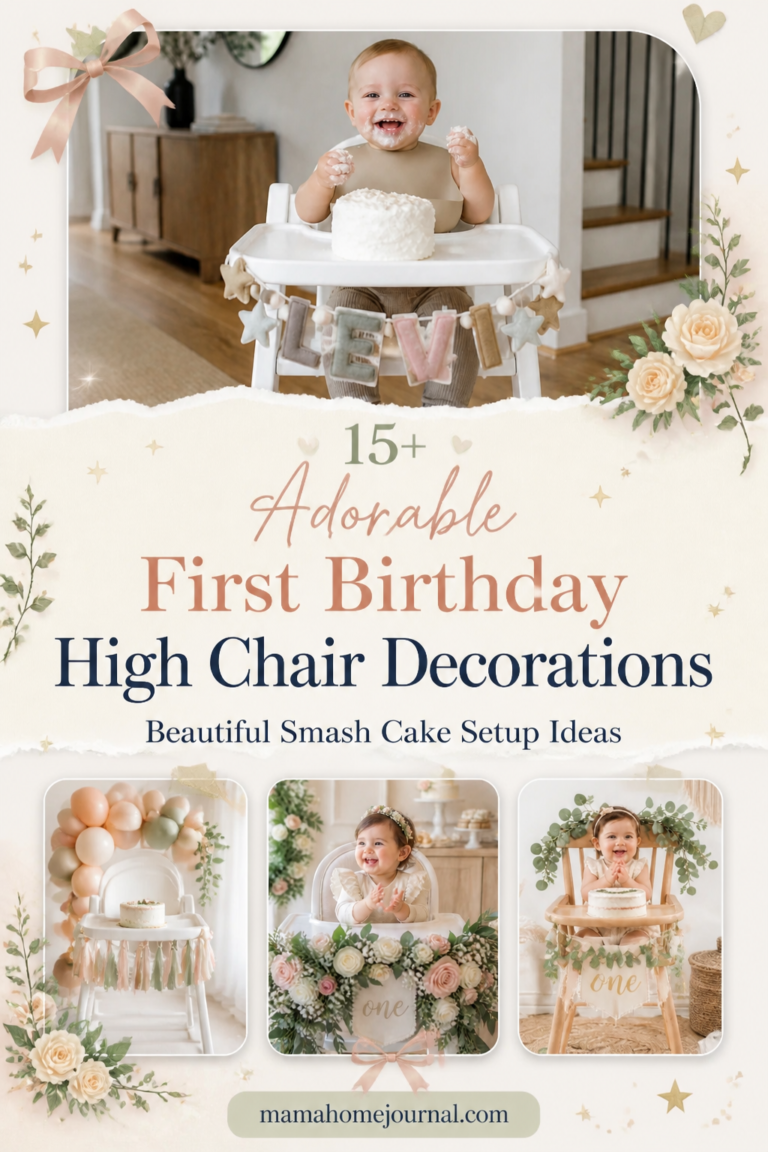 First Birthday High Chair Decoration Ideas