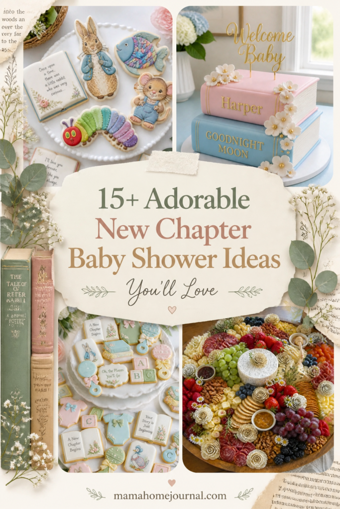 Elegant New Chapter Baby Shower Decor Ideas