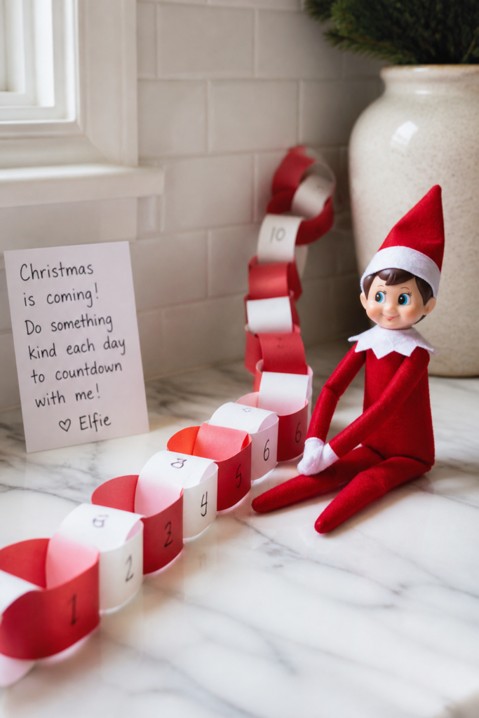 Elf Christmas Countdown Craft