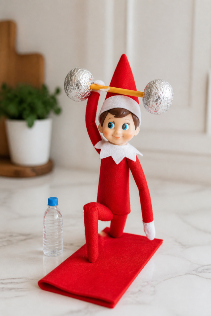 Elf Hits the Gym