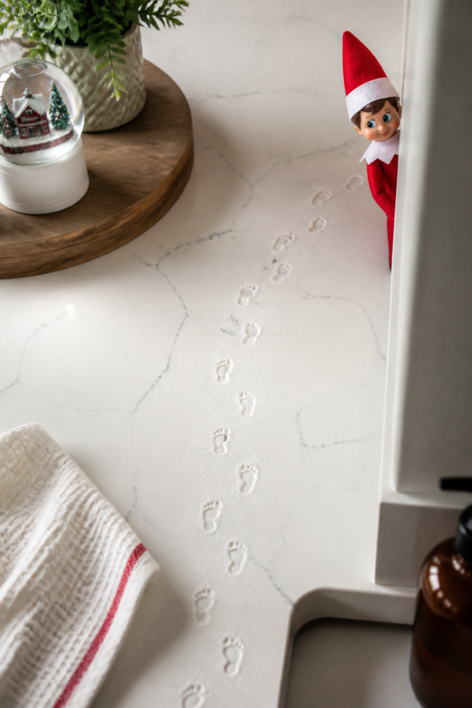 Elf Leaves a Trail of Footprints