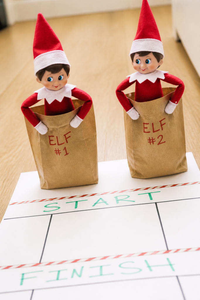 Elf Paper Bag Races