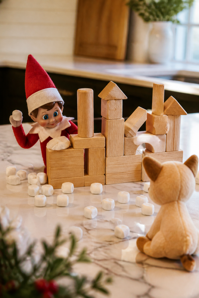 Elf on the Shelf Snowball Fight