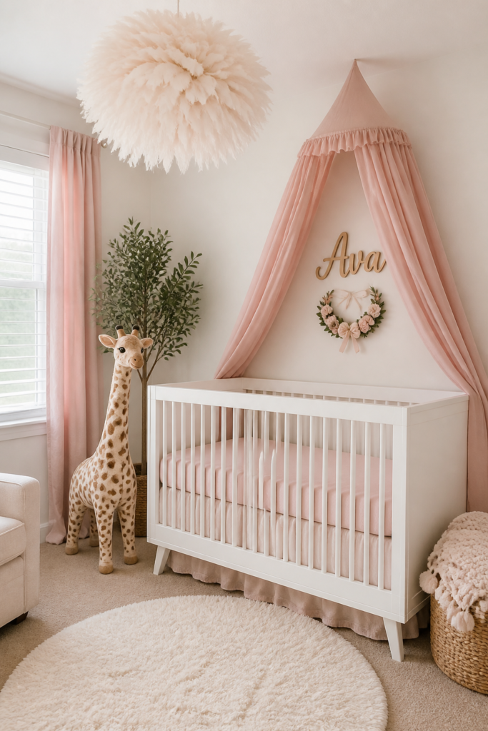 Feminine Safari Nursery