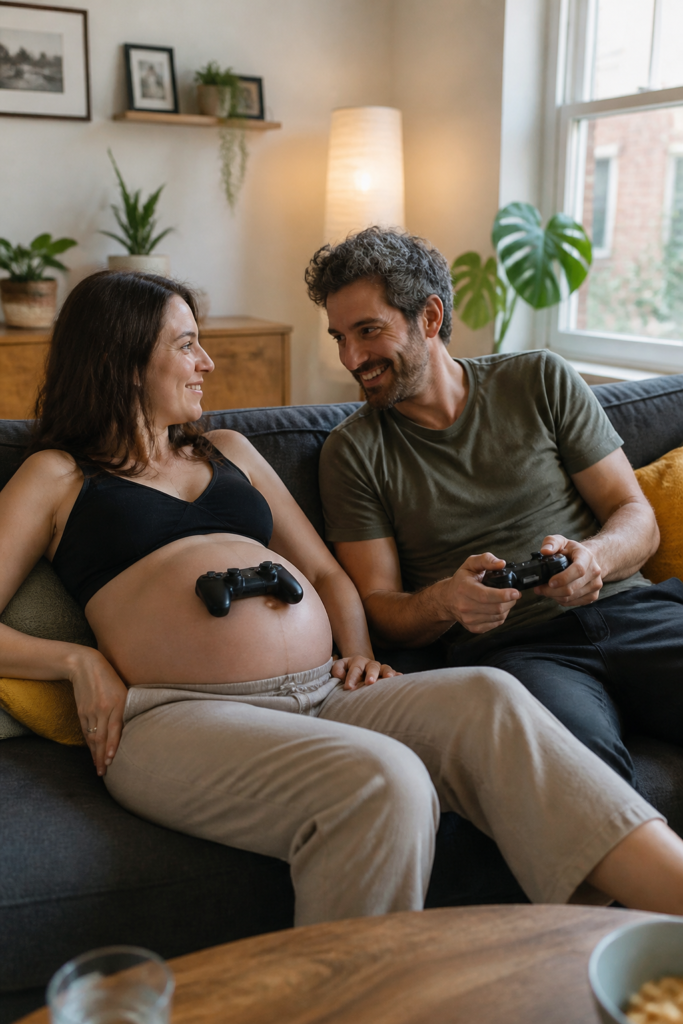 Gamer-Themed Pregnancy Announcement Captions