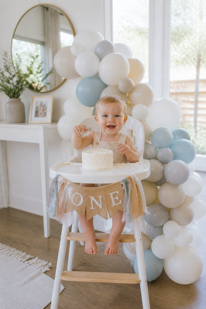 High Chair Balloon Garland