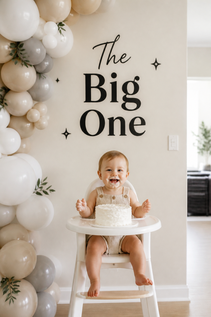 High Chair Wall Decal Backdrop