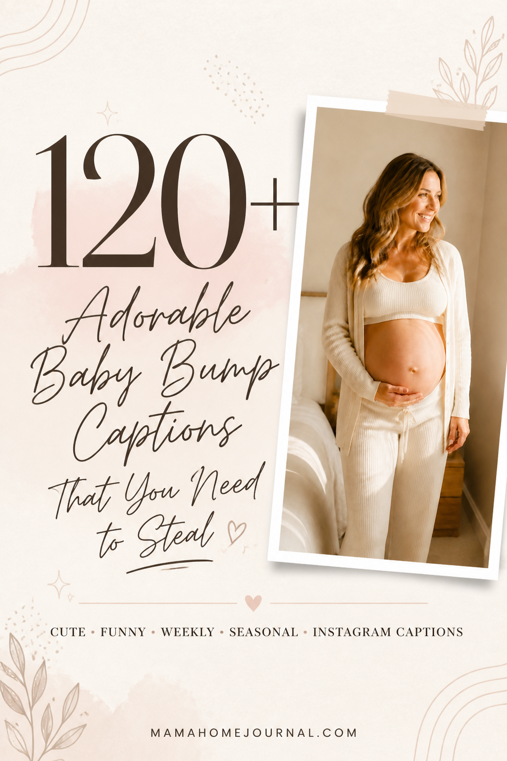 baby bump captions