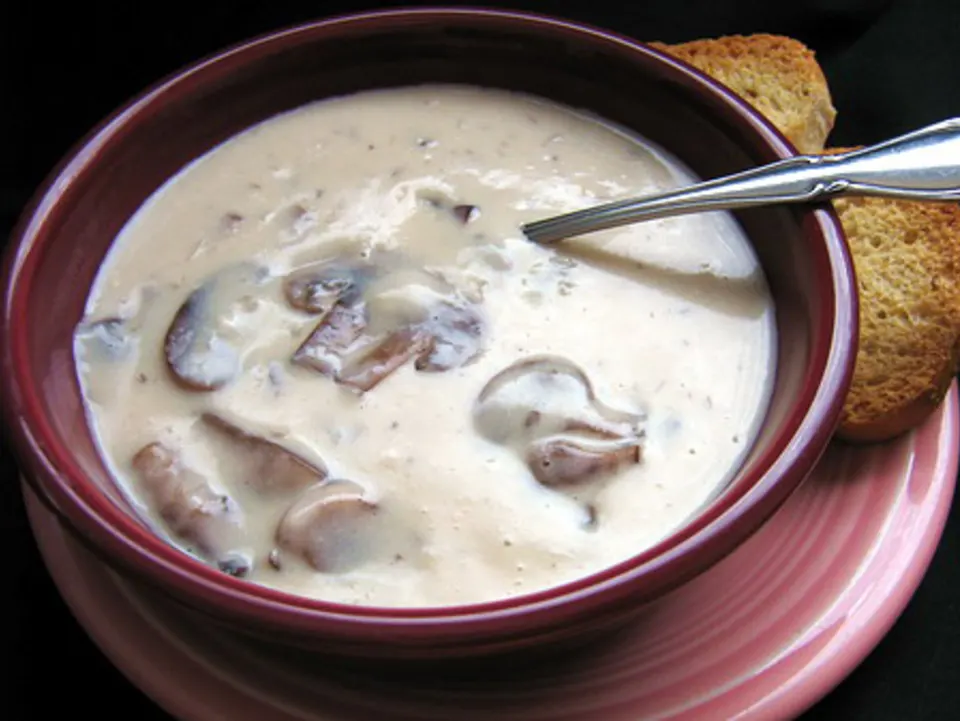 Homemade Cream of Mushroom Soup
