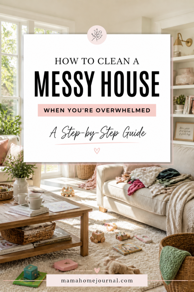 How to Clean a Messy House When You're Feeling Completely Overwhelmed
