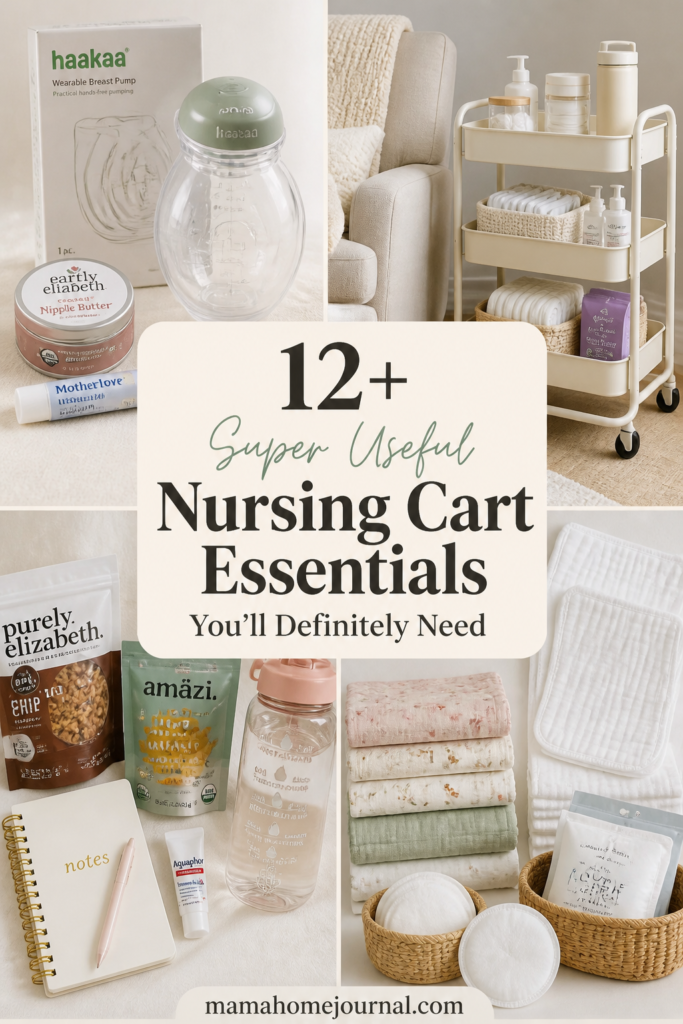 Perfect Nursing Cart Essential for Your Newborn