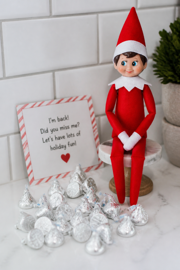 Jumbo Hershey Kisses Message from Elf
