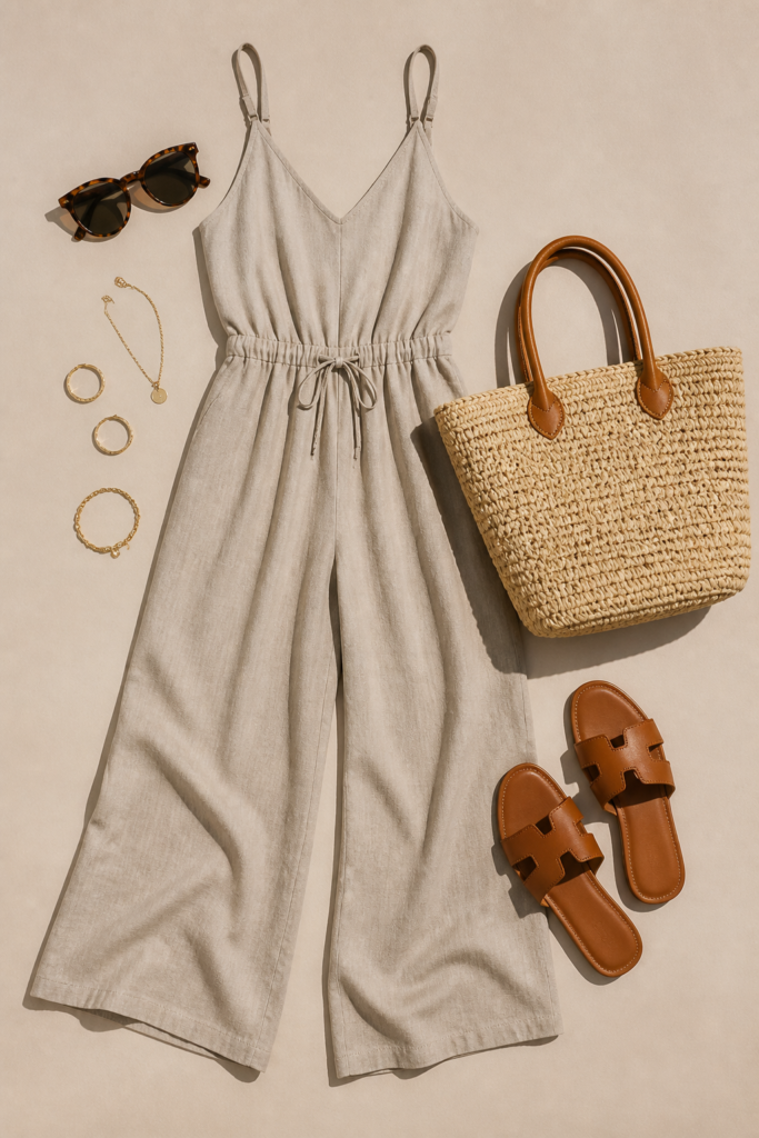 Jumpsuit with a Relaxed Fit