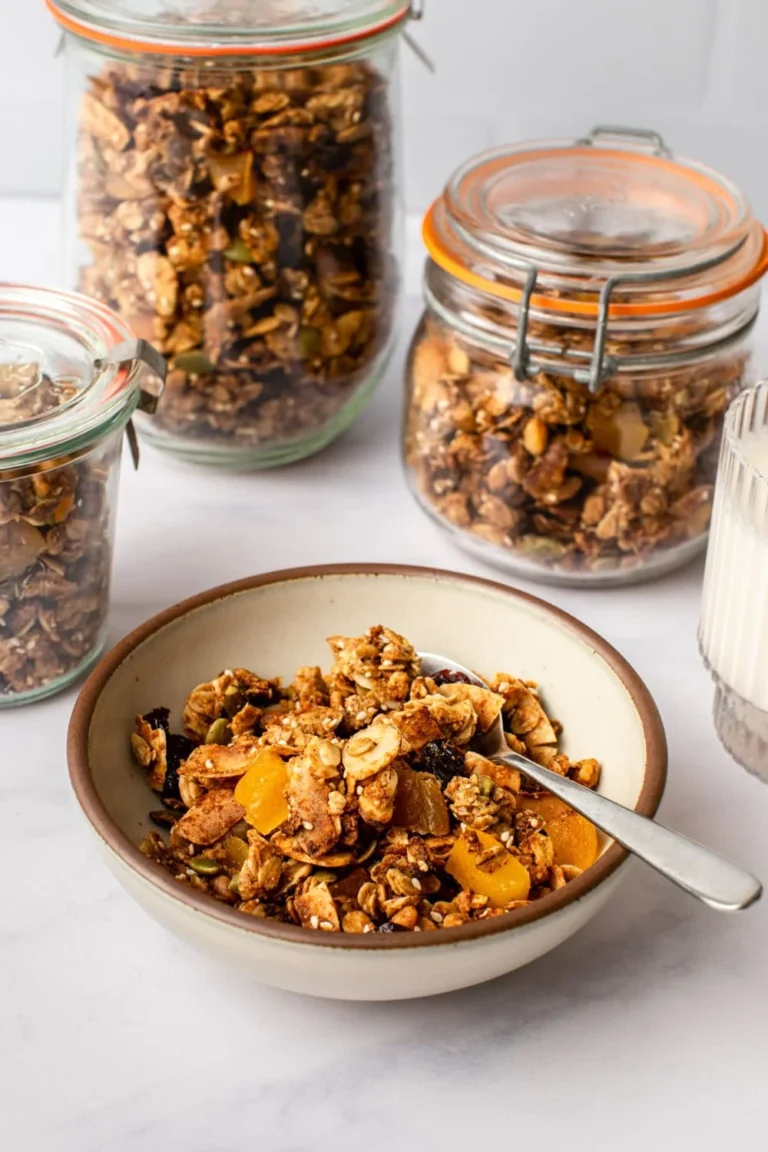Lactation Granola with Yogurt or Milk