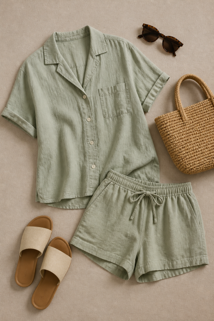 Matching Pajama-Style Set
