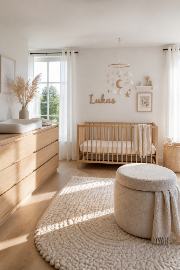Minimalist Baby Boy IKEA Nursery
