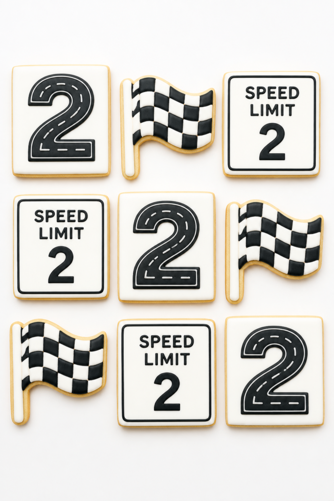 Minimalist Speed Limit Cookie Set