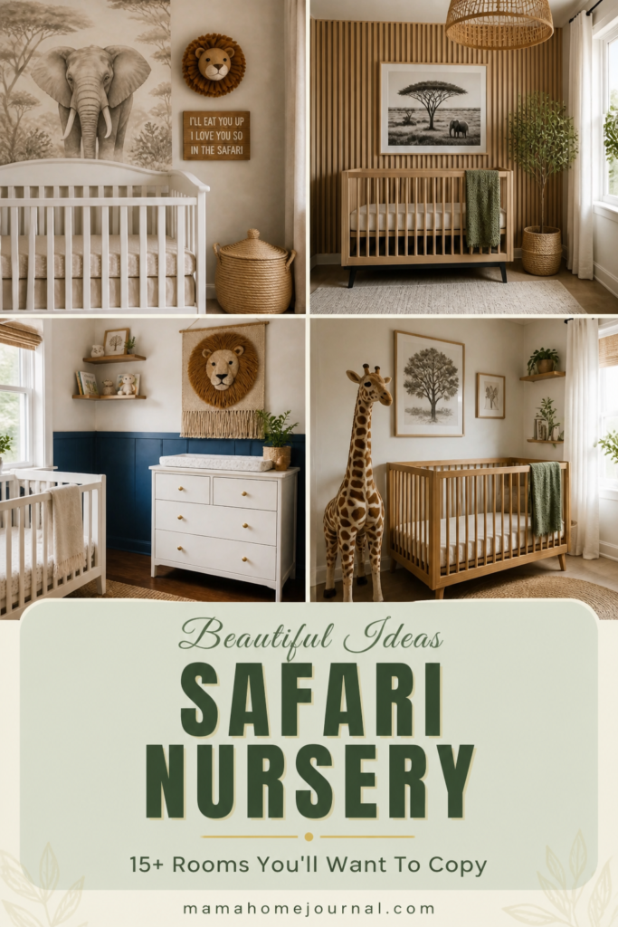 Modern Safari Nursery Ideas