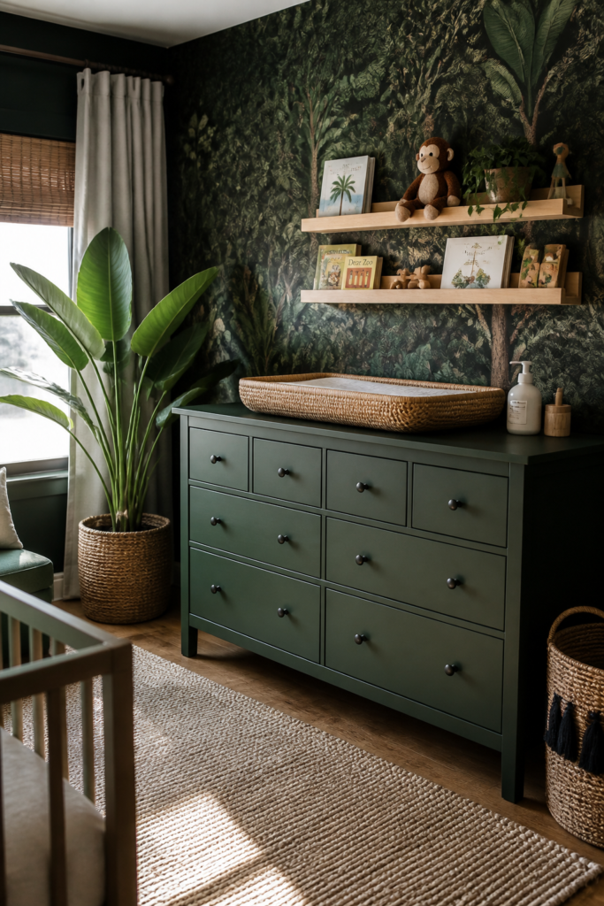 Moody Jungle Green IKEA Nursery
