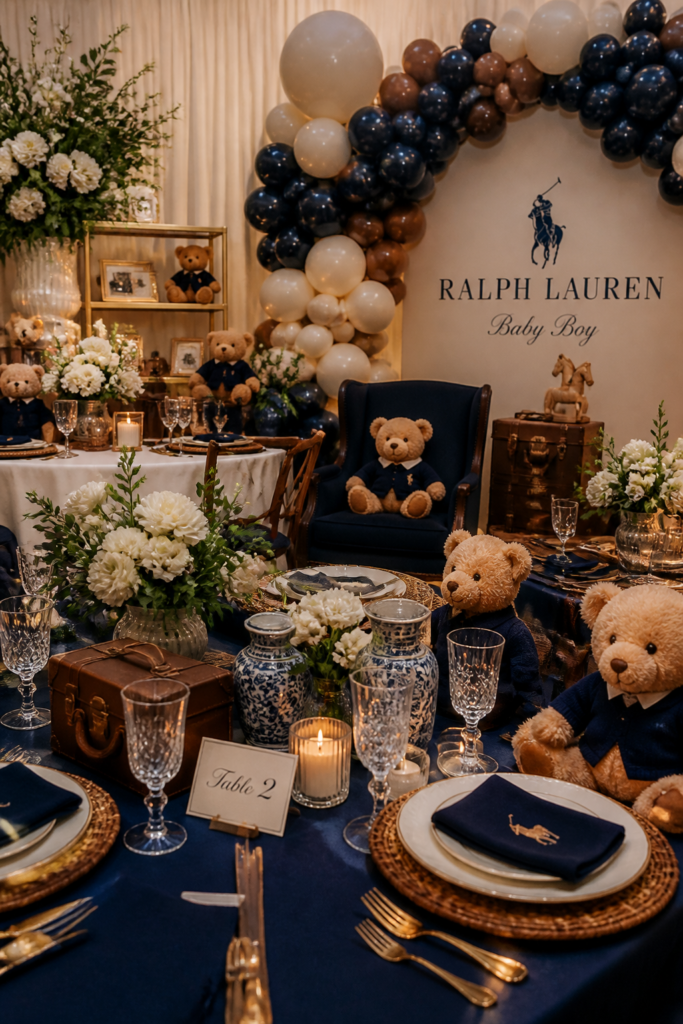 Navy and Cognac Color Palette