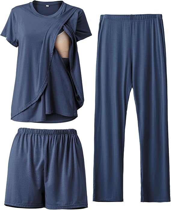 Nursing Pajamas Set