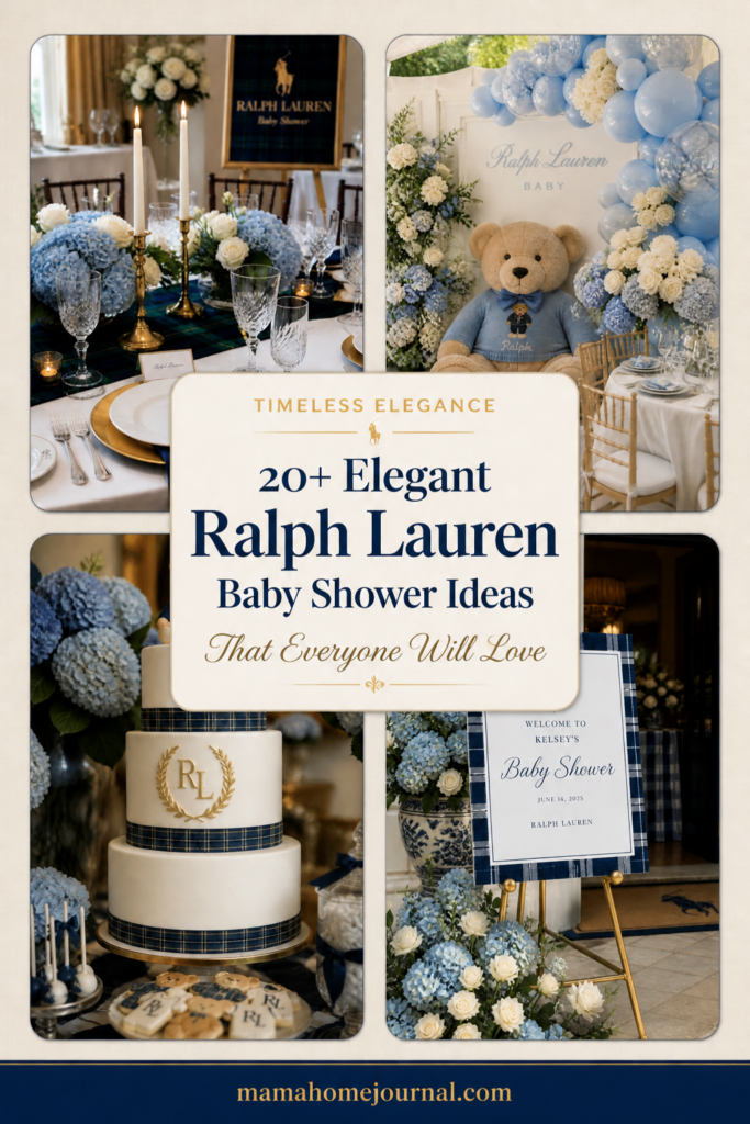 Ralph Lauren baby shower ideas