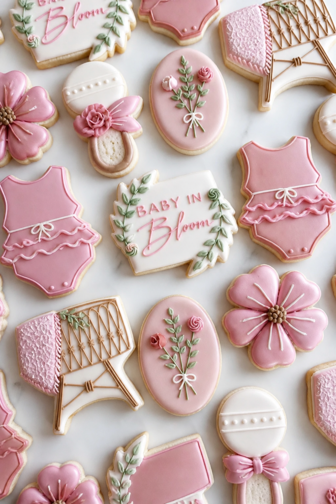 Pink Blooms Ultra-Feminine Cookie Set