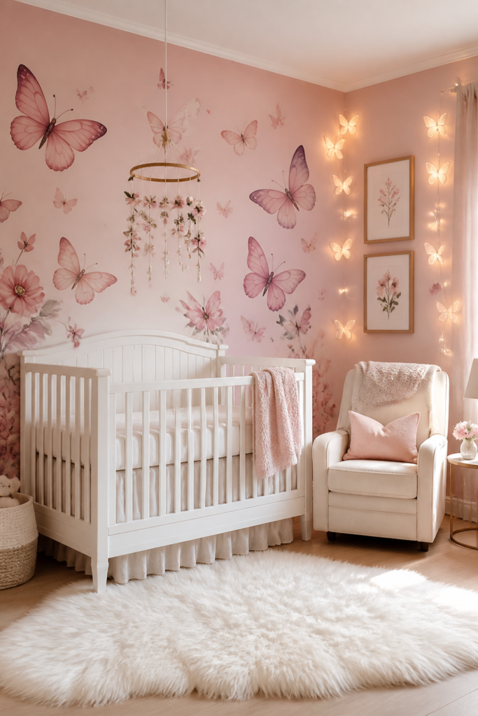 Pink Butterfly Nursery