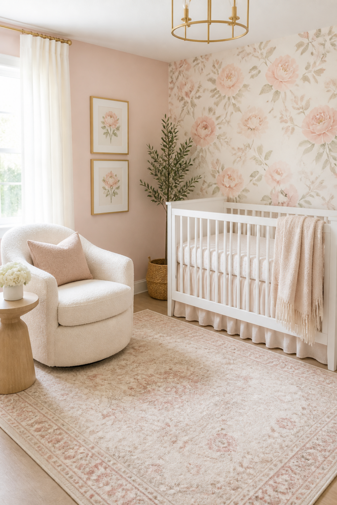 Pink and Cream Nursery