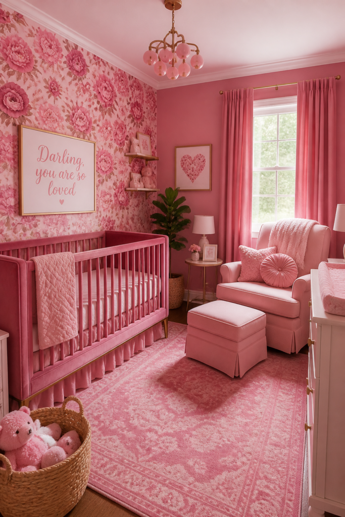 Pink on Pink on Pink Nursery