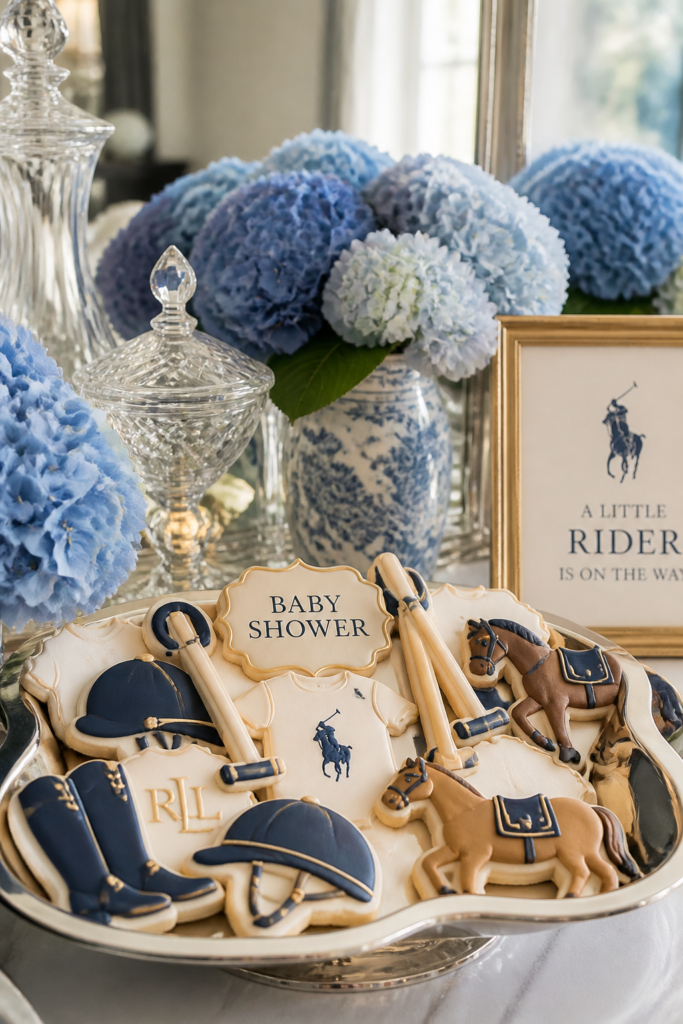 Polo Helmet and Mallet Cookies